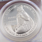 2000 Iceland Leif Ericson 1000k Silver Pcgs Pr69 Dcam