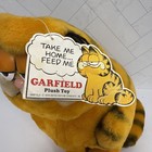 Vintage 1981 Dakin Xl Garfield Sitting Fat Cat 10  Stuffed Animal Plush Nwt
