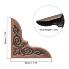 30mm Metal Book Corners  120pcs Photo Corners Book Corners  Dark Bronze