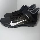 Nike Alpha Menace Pro 2 Mid Football Cleats Black Aq3209-002 Men s Size 11
