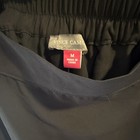 Vince Camuto Black Solid Long A-line Rayon Skirt Elastic Waist Women   s M