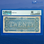 1864  20 Confederate States Of America  Csa T-67  Pmg Ch Vf 35  86665