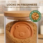 2 Pack Brown Sugar Bear Keeper - Terracotta Brown Sugar Saver Disc Keeps It Soft