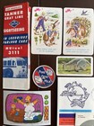 Lot Of Vintage Collector Cards  Stamps   Other Ephemera Scrapbook Items