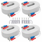 Annke 60 100ft Extension Wire Cord Security Camera Cctv Video Dc Power Cable Bnc