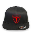 Tesla Motor Embroidery Flat Brim Flexfit Hat Free Shipping