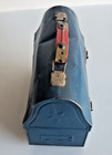 Star American Thermos Bottle Co  Vintage Blue Metal Lunch Box Lunch Box Only