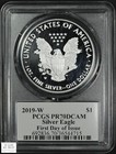 2019 W Proof American Silver Eagle  1 Cleveland Signed First Day Pcgs Pr 70 Dcam