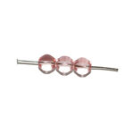 Rose Seed Oval Czech Pressed Glass Beads 9mm  pack Of 20 