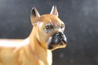 Vintage Boxer Dog Porcelain Ceramic Figurine Ucagco Japan 6  Tall