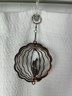 Irish Setter Dog Witchwynds Designs Twirly Wind Spinner Hanging Decor Metal Vtg