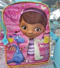 Disney 2013 Doc Mcstuffins Pink And Purple Backpack Brand New 15x12 Shimmery
