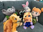 Lot Of 6 Disney Plush Dolls     Vintage   Modern Mix