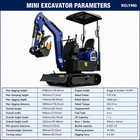1ton Mini Excavator 13 5hp Epa Gas Free Delivery   Unloading  9 Accessories 