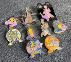 Wdw Disney World Epcot Pins - Figment Rare Assorted Lot Of 9