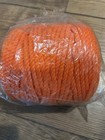 Macra World Orange Halloween Poly- Olefin Fiber Macrame Cord 100 Yds 6mm Usa