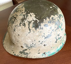        desert Storm Original Vintage Iraqi Army Military M80 Helmet -  in Hand 