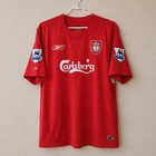 Liverpool Home Football Shirt Jersey Reebok 2005 2006 Size L Robbie Fowler 