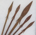 5 Iron Age Bura Culture Spear Points Framed Spears Arrowheads Arrows Africa Old 