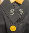 Usmc Honor Guard Dress Black Coat  Jacket  mu3  2 Egas  Oak Leafs