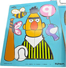 Vtg Playskool Wooden Sesame Street Puzzle Lot Of 6 1970 s-used-free Shipping
