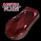 Lime Line Red Metal Flake Ready To Spray Automotive Basecoat  - 1 Pint