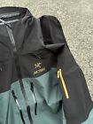 Arc teryx Men s Alpha Sv7 Green Black Gold Jacket Ivory Men s Brand New