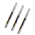 3 Pcs Waterproof Permanent Paint Marker Pen Car Tyre Tire Tread Rubber Metal New