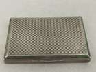 Old Art Deco Hinged Lid Small Box Solid 119 Grams Silver