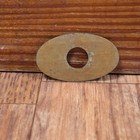 1960s Slingerland Black   Brass Niles Badge Oval Serial Number
