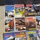 Vintage Trucking Magazine Lot 24 Issues - Land Line  Truckers Usa More - As Is