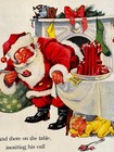 Vintage Christmas Santa Ad 1950s Life Magazine 10 5  X 14  Jello