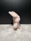 Vintage Russ Berrie Pink Bunny Rabbit Plush 8  Brucie Polka Dots Stuffed Toy Pet