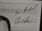 Vintage Signed Carl Reiner Actor Comedian  Autograph Signed Photo