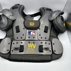Wilson    the West Vest    Umpire Chest Protector Gray black