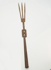 Antique 19th Century Metal Trident Spear Head Persian   