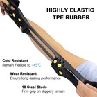 Ice Crampons Snow Grips Anti Slip On Over Shoe Boot Studs Cleats Spikes Grippers