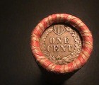 One Unopened Roll Indian Head Penny Roll From Estate Coin Collection Rr
