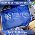 Large Ice Pack Cold hot Packs Therapy Pad Reusable Gel Pain Relief Back Compress