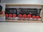 Fisher Price Thomas   Friends Wooden Railway Hiro Train Engine And Coal Car