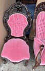 J    J  W  Meeks Hawkins Pattern Laminated Rosewood 3 Pc  Parlor Set