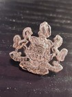 Virginia State Seal Lapel Pin Tie Tack Silver Tone Heraldic