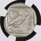 Attica Athens 440 Athenian Owl Ngc Choice Xf Ancient Silver Tetradrachm Coin 619
