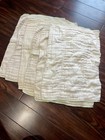 Lot Of 6 Prefold Cloth Diapers Size Regular 100  Cotton For 15-30 Lbs