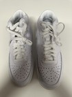 Nike Air Force 1 Mid White Leather Mid-top Lace-up Kids Us 7 Eu 38 Cd5436-100