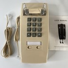 Wall Telephone Corded Ms-303 Beige Push Button Corded Mountable