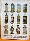 Fox Auctions Auction Catalogue Price Guide Beer Steins Blown Glass March 27 2015