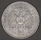 1902 Hamburg German States Silver 5 Mark