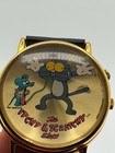 Vintage The Itchy   Scratchy Show Watch Big Time 804b 1993 Simpsons New Battery