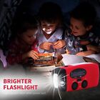 2000mah Emergency Solar Hand Crank Weather Radio Power Bank Charger Flash Light